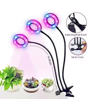 LED1-4 головные зажимы для растений, чтобы расти лампа, заполнять свет, полный спектр солнечного света, рассада цветов, мясо 3,5 дюйма