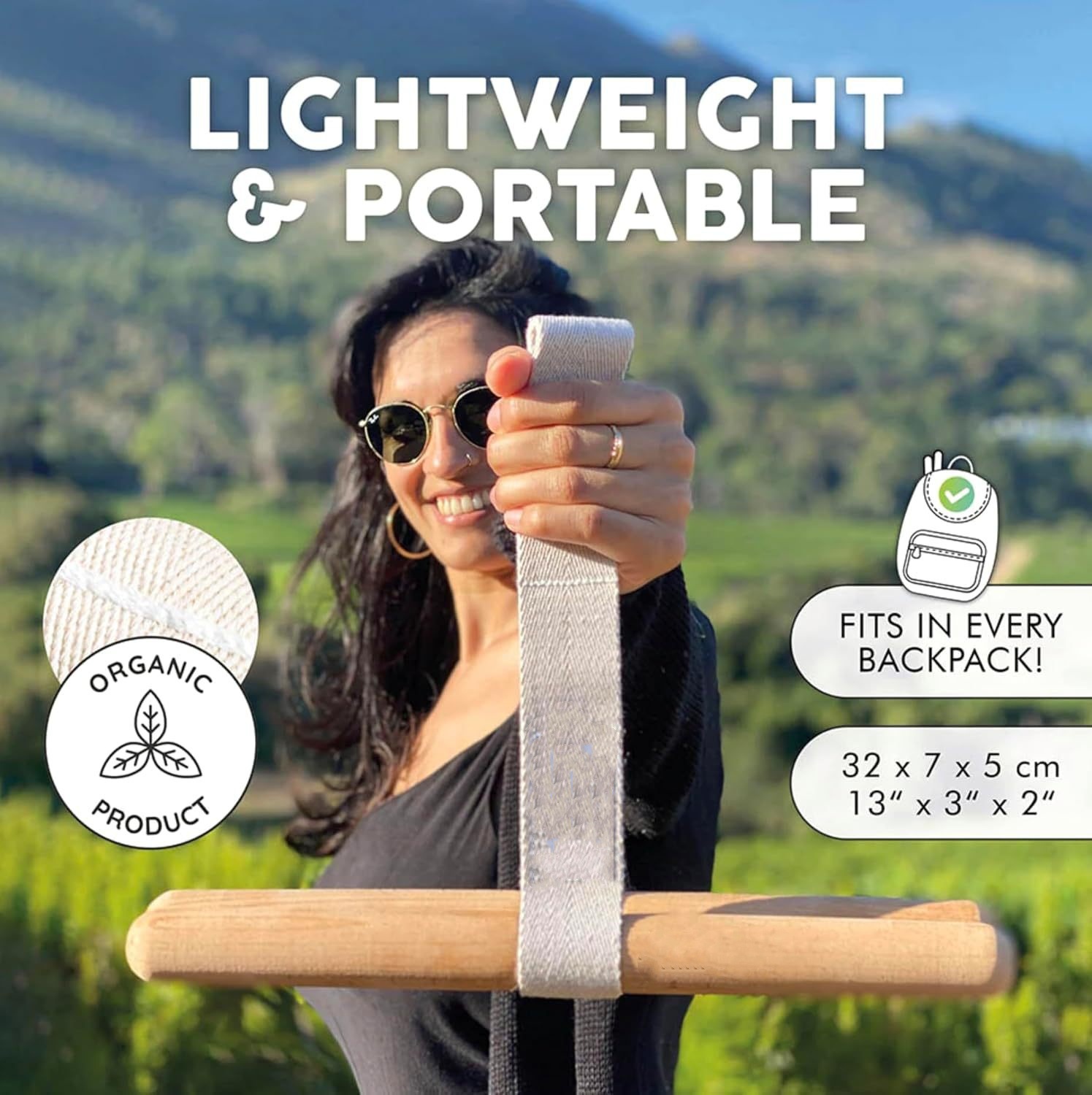 Spot Cross-Border Beech Handle Resistance Band Portable Stretching Stick Yoga Fitness Tensioner Gymnastics Stretching Equipment Factory