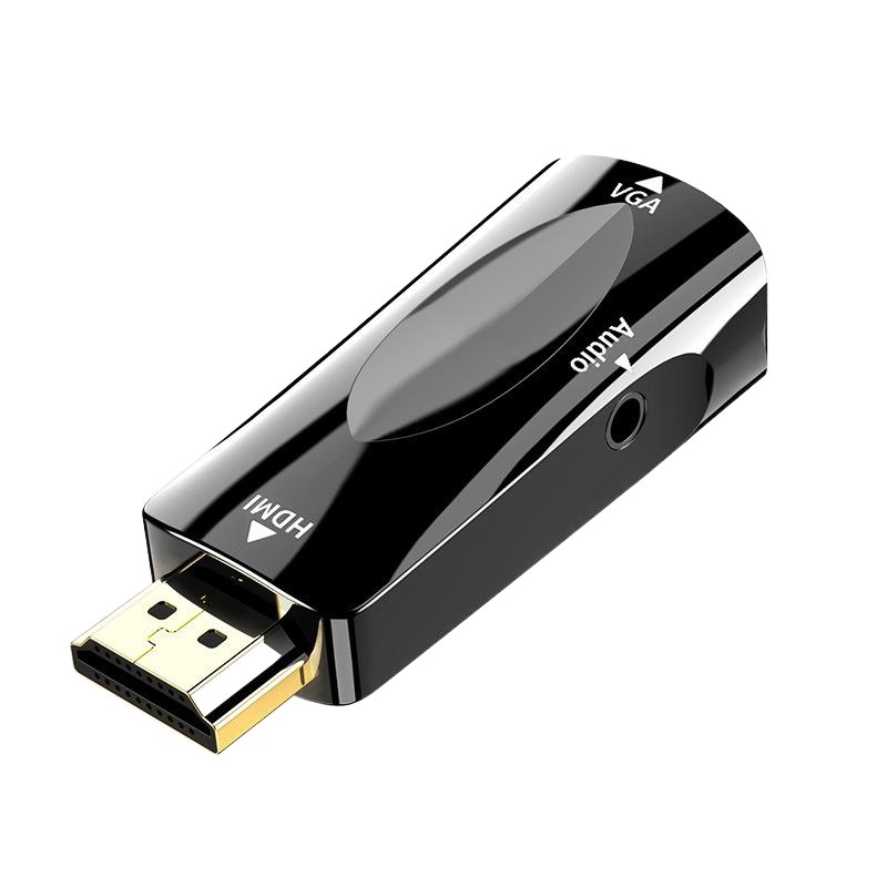Transfronterizo HDMI a VGA convertidor de pantalla de ordenador proyector HDMI cable adaptador VGA a HD TV conector