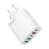 European standard [white 3USB+2PD] charging head