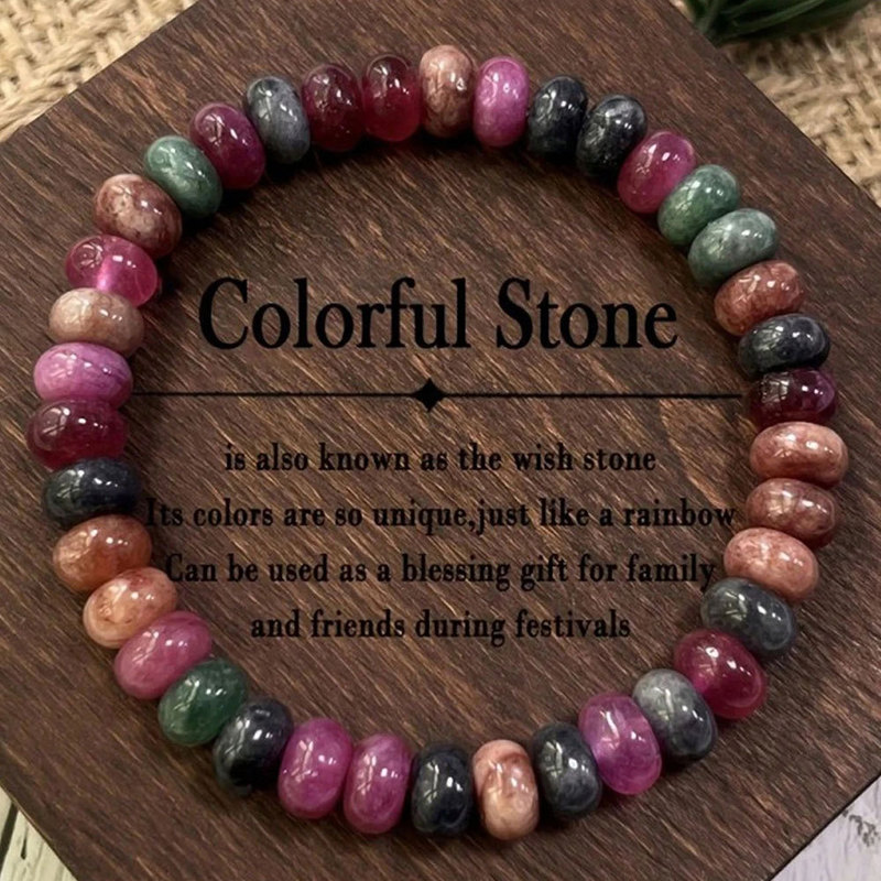 Temu Xiyin Tk New Hot Style-Beaded Bracelet Handmade Elastic Rope Bracelet Wholesale Cross-Border
