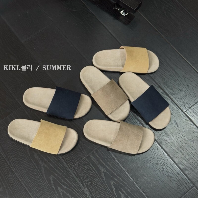 Mollykiki Retro Flat Non-Slip One-Strap 2025 Summer New Casual Open-Toe Birkenstock Slippers Mollykiki Retro Flat Non-Slip One-Strap 2025 Summer New Casual Open-Toe Birkenstock Slippers