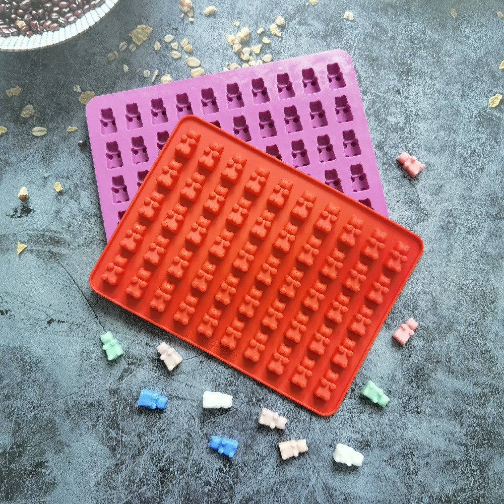 Silicone 50 litan cubos 300 chocolate horneado pasteles galletas muffins pastel molde postres herramientas de cocina