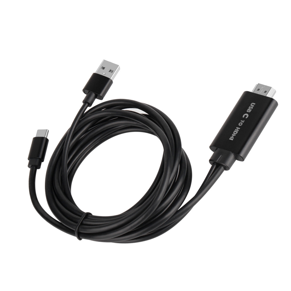 USB-C al convertidor de HDMI Teléfono móvil al cable de la conversión de HDTV USB