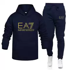 2024 Autumn and Winter Cross-Border Men's and Women's Casual European Size Blank Pure Color Suit Fleece Loose Sweatshirt and Sweatpants Two Pieces