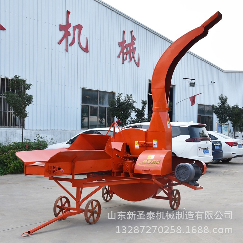 青储铡草揉丝机 大型玉米秸秆铡草机 10吨的切段机 揉丝粉碎铡草