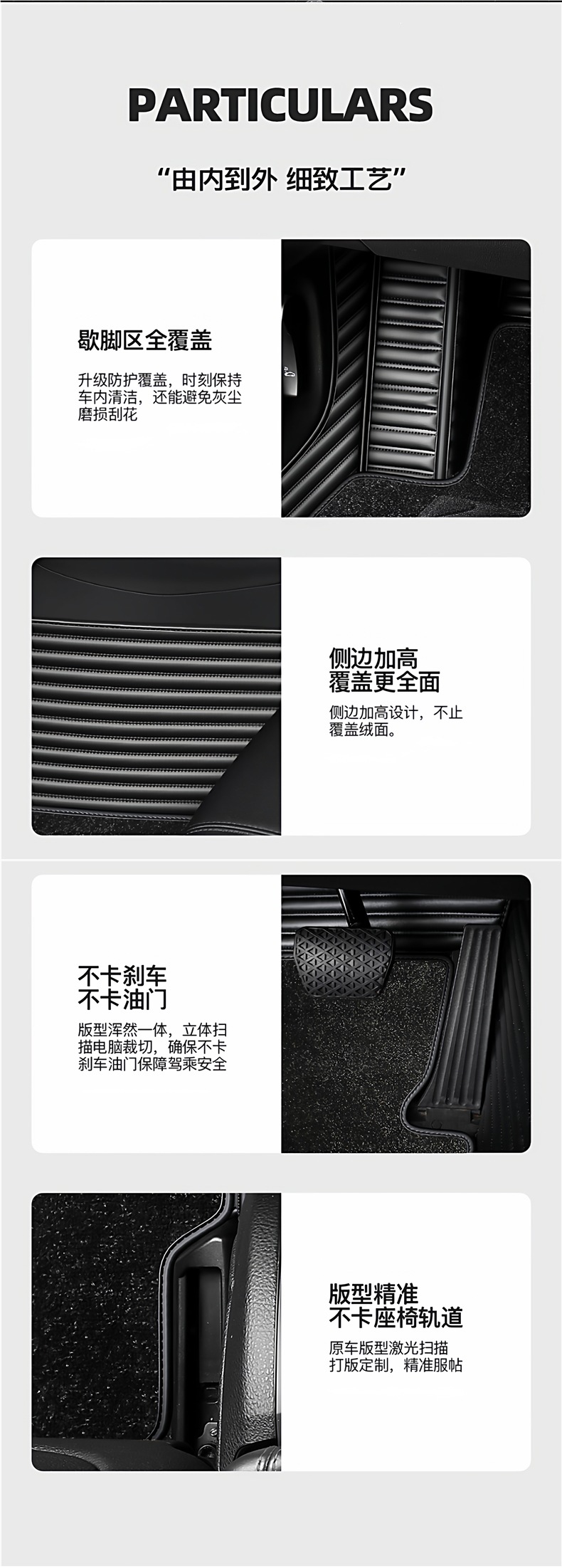 Full-coverage car floor mats, 2025 new model, starry sky carpet floor mats, threshold covers, wire loop carpet, top layer car mats