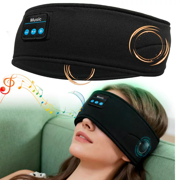 Sweat-Absorbing Ice Silk Sports Headband and Three-In-One Side-Sleeping Eye Mask Exclusively Available for Cross-Border Sales