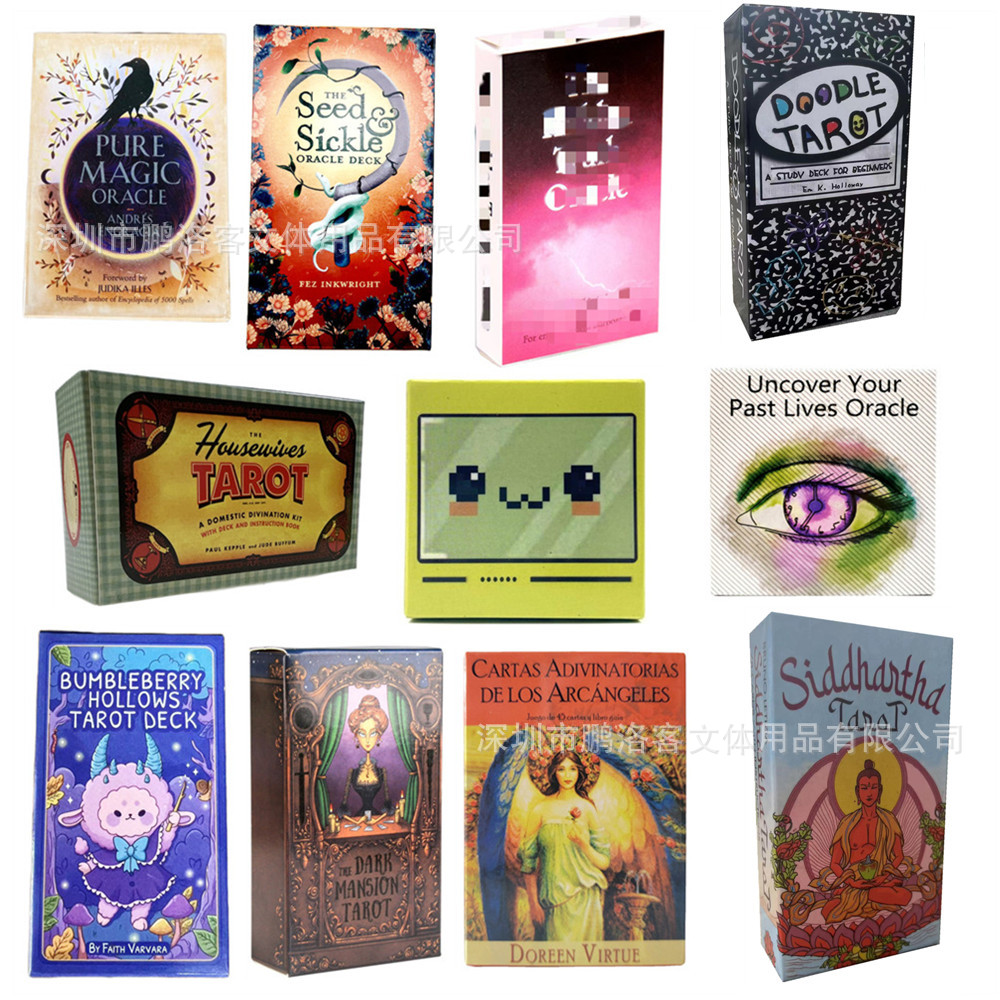 New English tarot cards English tarot oracle card board game card cross-border e-commerce