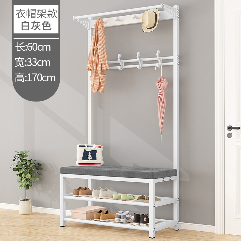 60CM-화이트그레이 [신발걸이 옷걸이 스타일]✡작은 아파트