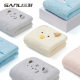 Sanli Towel Coral Fleece Bath Towel Baby Three-dimensional Cartoon Bath Towel Adult Bath Towel Children's Bath Towel Embroidered Bath Towel