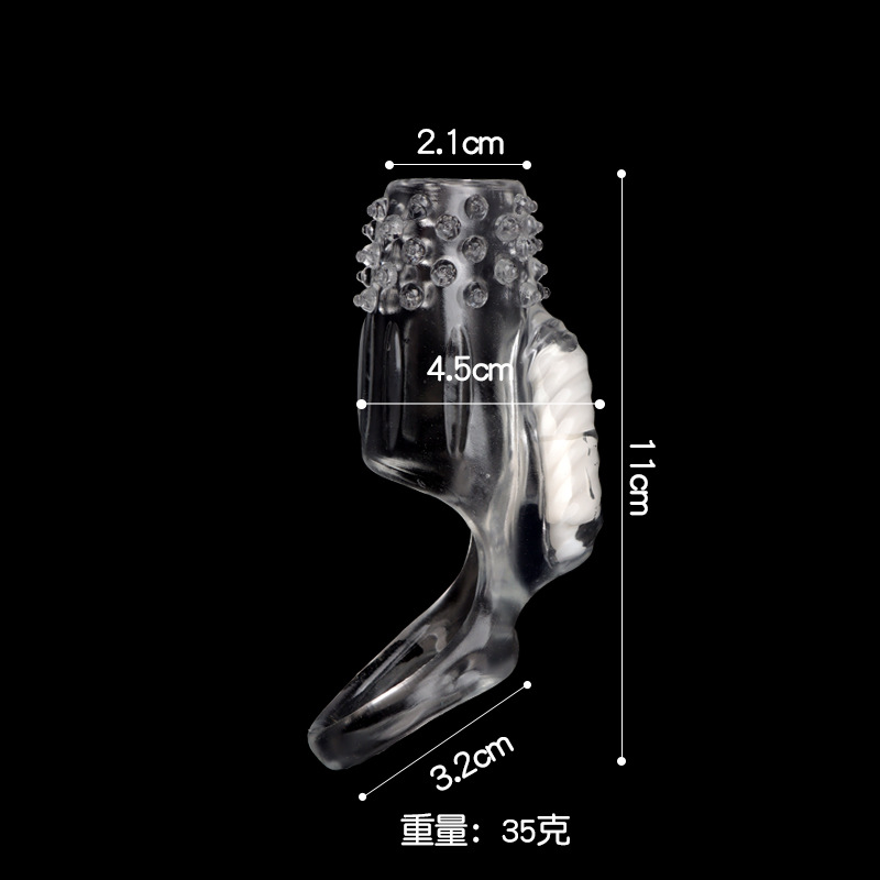 Wolf Tooth Lotus Sleeve Set, Textured TPE Couples Toy, Manual Non-Vibrating Design — detail image 10