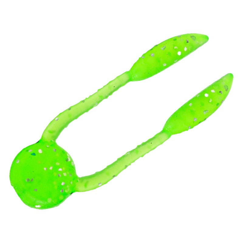 Pesca tiburón | 20 unids saltar frijoles 3,3 cm flotante Luya suave cebo negro pozo biónico cebo suave con cebo pescado TPE