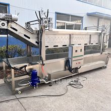 桑芽菜漂烫机 桑叶漂烫机 连续式蒸汽加热秋葵漂烫机 顺泽机械