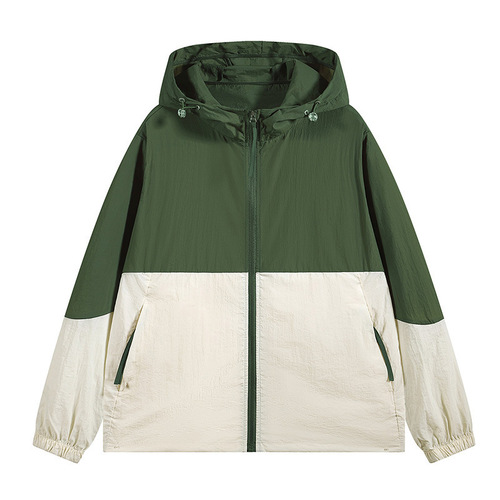 Manufacturers directly supply fashion brand new sunscreen clothes, youth, light breathable, anti-ultraviolet skin clothes, color matching couple's models