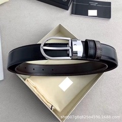卸売り男性ベルトビジネス真 � � ベルト本革牛革男性ファッション宝龍3.0cm牛革ベルト
