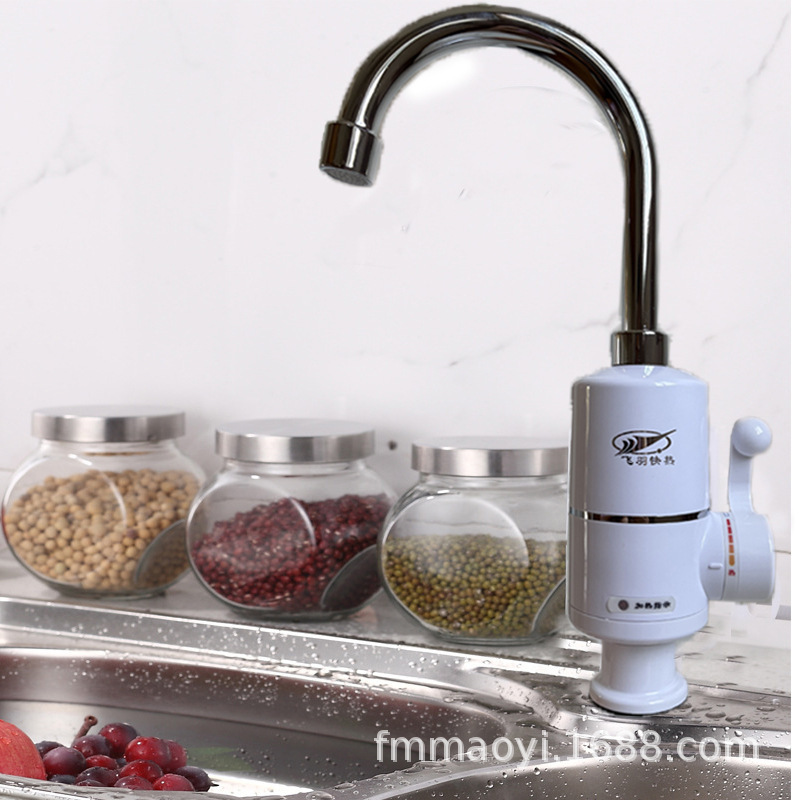 Feiyu Direct Supply from Manufacturer: 3-Second Instant Hot Water Faucet, Water Heater with Bottom Inlet, Dual-Use for Kitchen and Bathroom, Quick Heating in 3 Seconds