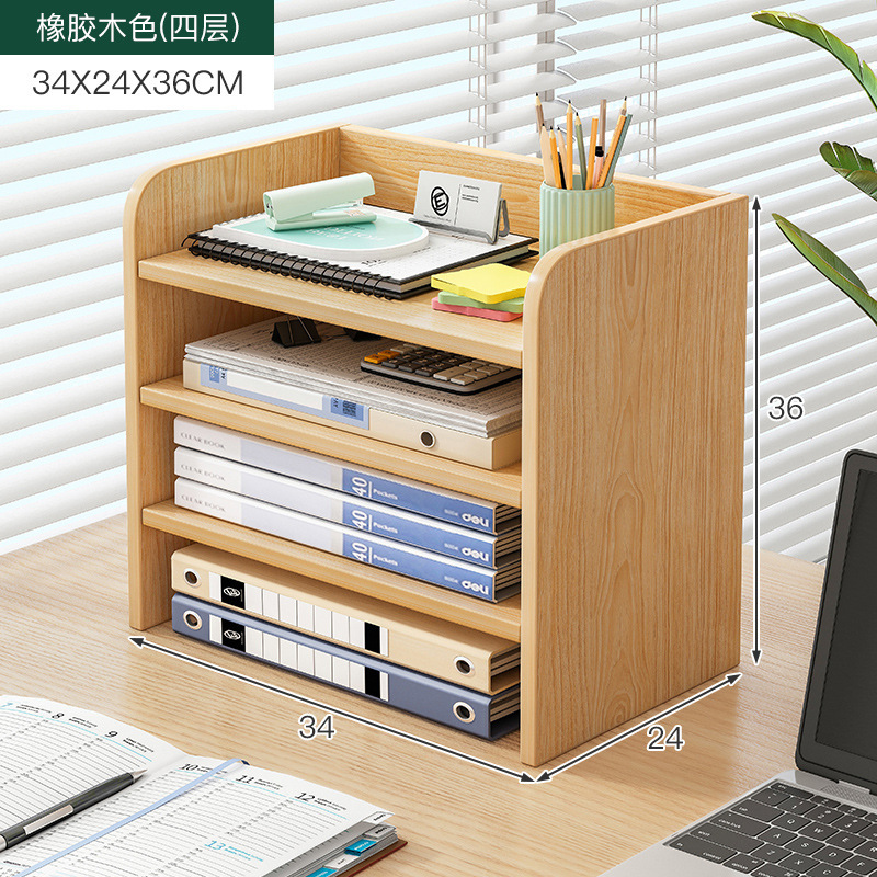 Color de madera de caucho (cuatro capas)