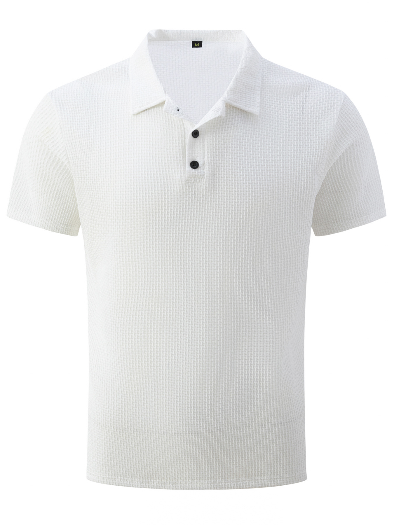 245g Weight Short Sleeve Sleeve Length Nylon Fabric Type Regular Top Length Casual Occasion Turndown Neckline Loose Fit Type Solid Color Pattern Summer Season Men's Gender Patchwork Design Simple Style Style Men's Solid Color Simple Style Turndown Short Sleeve Loose Men's T-shirt 12