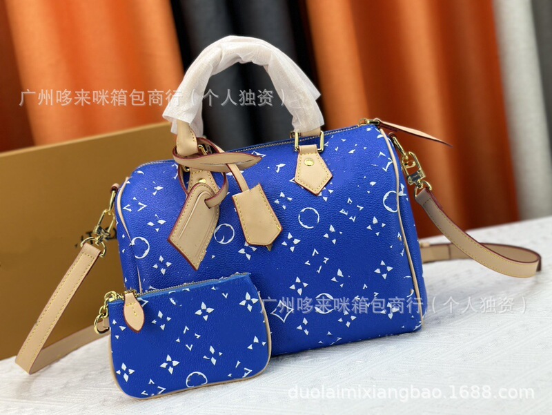 跨境货源单肩时尚百搭子母包枕头包休闲新款斜挎波士顿包|undefined