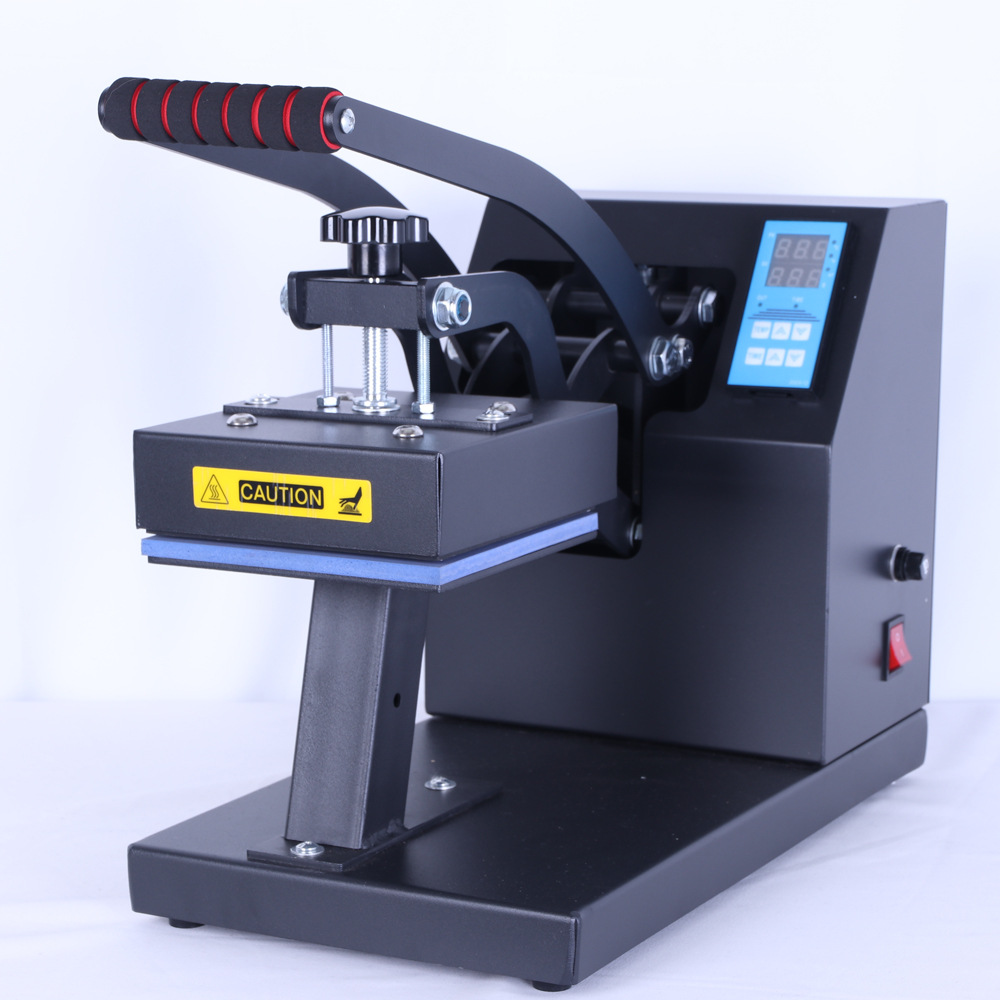 Fabricante 3838 impresora de transferencia térmica de alta presión máquina de impresión de logotipo de ropa de camiseta manual