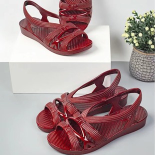 New products on the market casual comfortable breathable non-slip simple generous solid color sandals