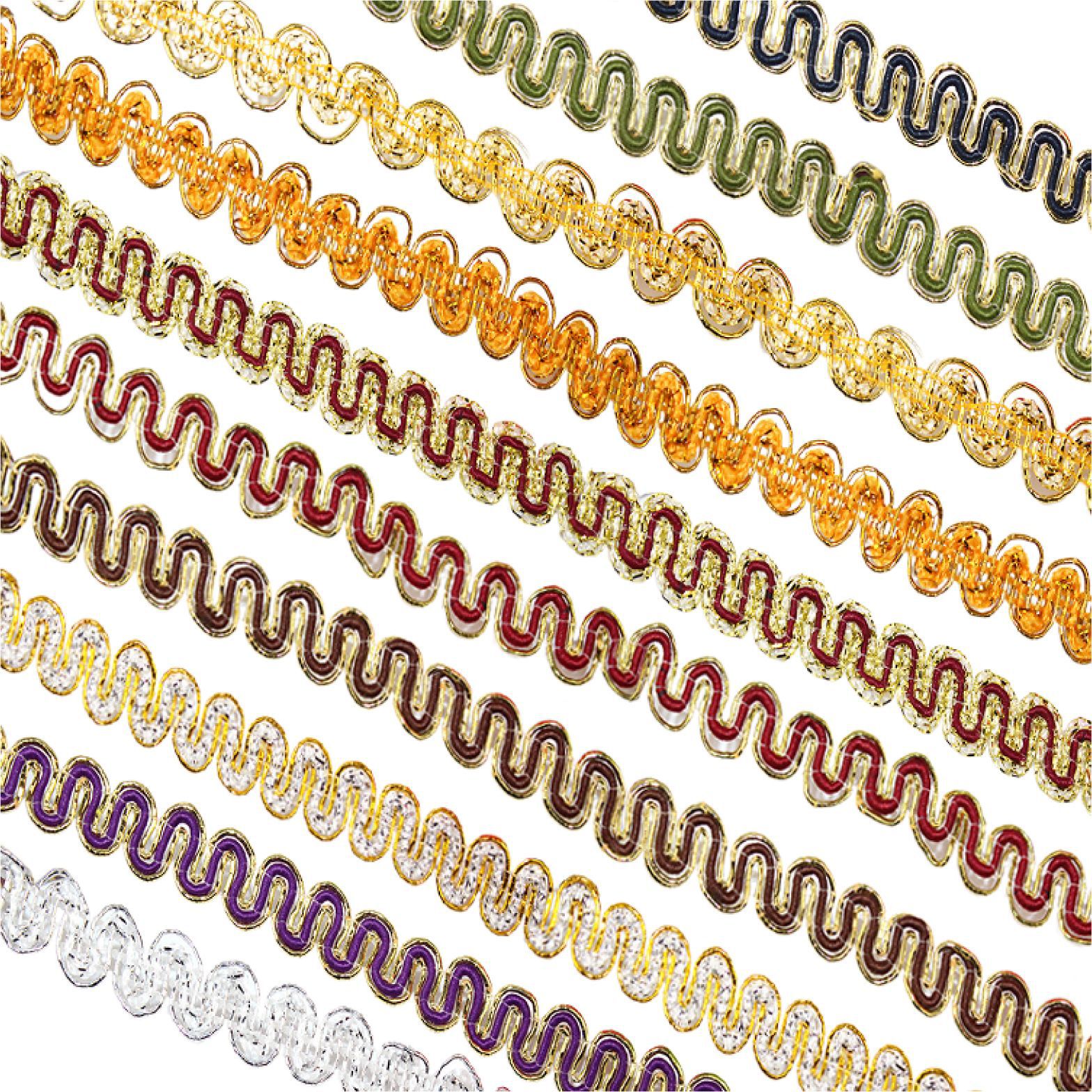 En stock venta al por mayor colorido onda encaje cuentas pequeñas y medianas curvas encaje Ropa Accesorios rendimiento oro lentejuelas encaje