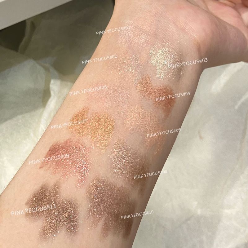 PINKYFOCUS睛彩微闪立体卧蚕笔哑珠光爆闪高光提亮一抹成妆眼影棒|undefined