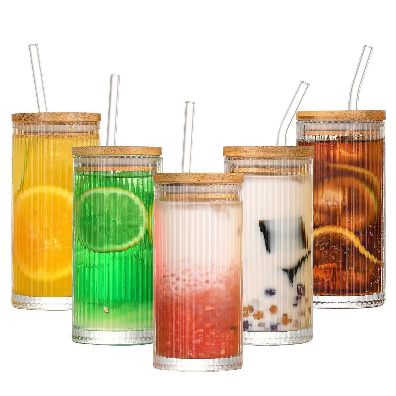 Amazon 12oz patrón vertical taza de vidrio leche taza de café jugo cola bebida taza cóctel Whisky copa de vino