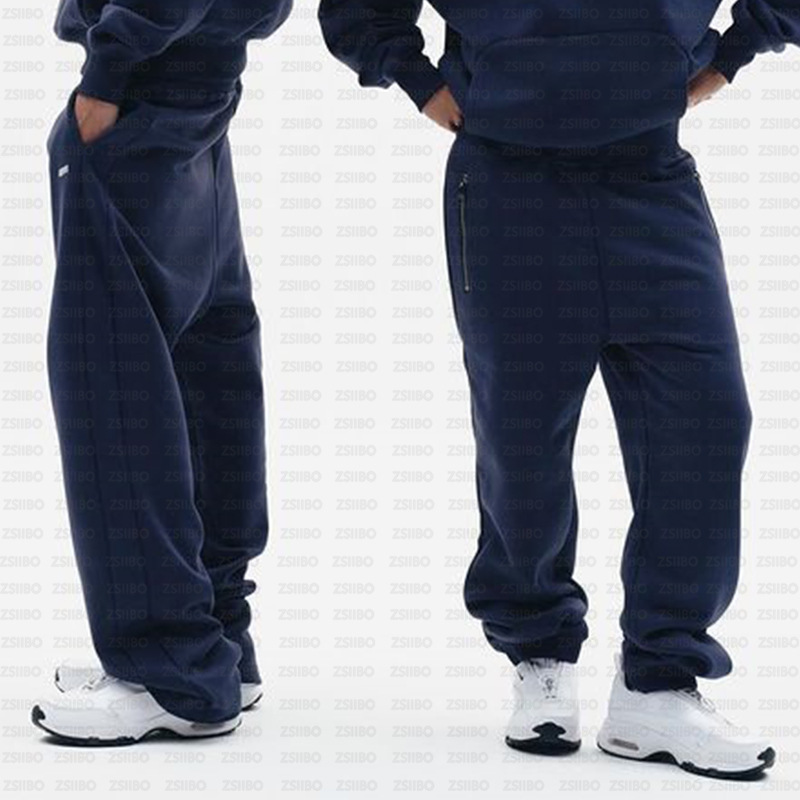 navy blue Sweat Pants