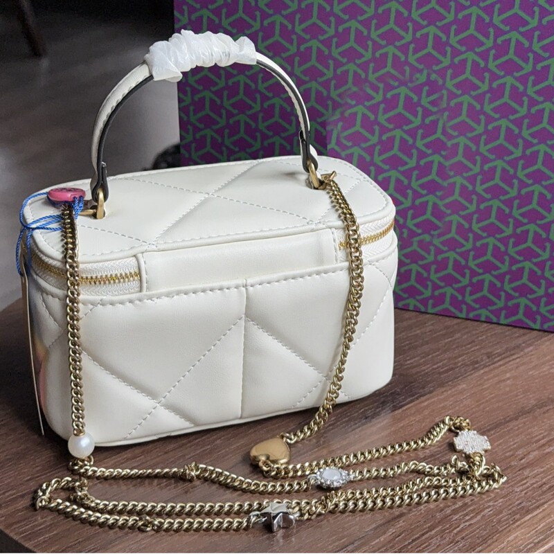 Tb Cowhide Cosmetic Bag, Fashionable and Versatile Sheepskin Box Bag, Shoulder Crossbody Handbag, Chain Bag, Small Bag, Lightweight