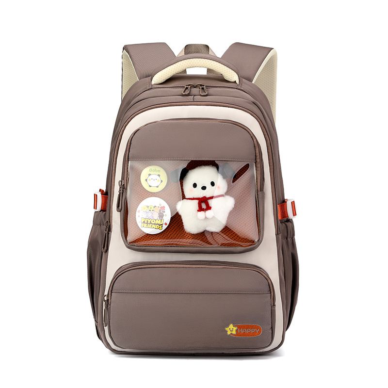 Mochilas escolares transfronterizas de moda de pescado natural para estudiantes de escuela primaria de tercer a sexto grado