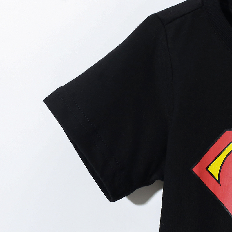 JOJO BEBE Ropa infantil europea y americana verano nueva marca niños Camiseta cuello redondo algodón manga corta niños camiseta de dibujos animados