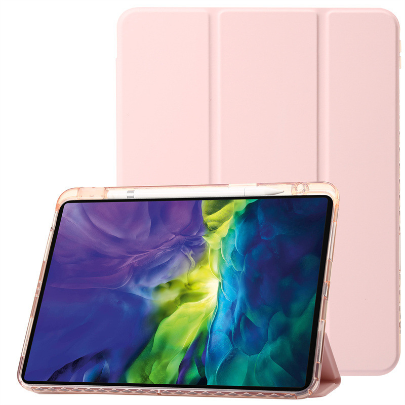 Suitable for iPad Pro 12.9 70% off Color Acrylic Transparent Pen Tray Tablet Case iPad 10Th Protective Case