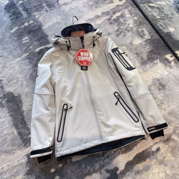 Cross-border Beijia Velvet Single-layer Jacket Men's Soft Shell Jacket Women's Windproof and Waterproof Warm Loose Outwear Top Jacket