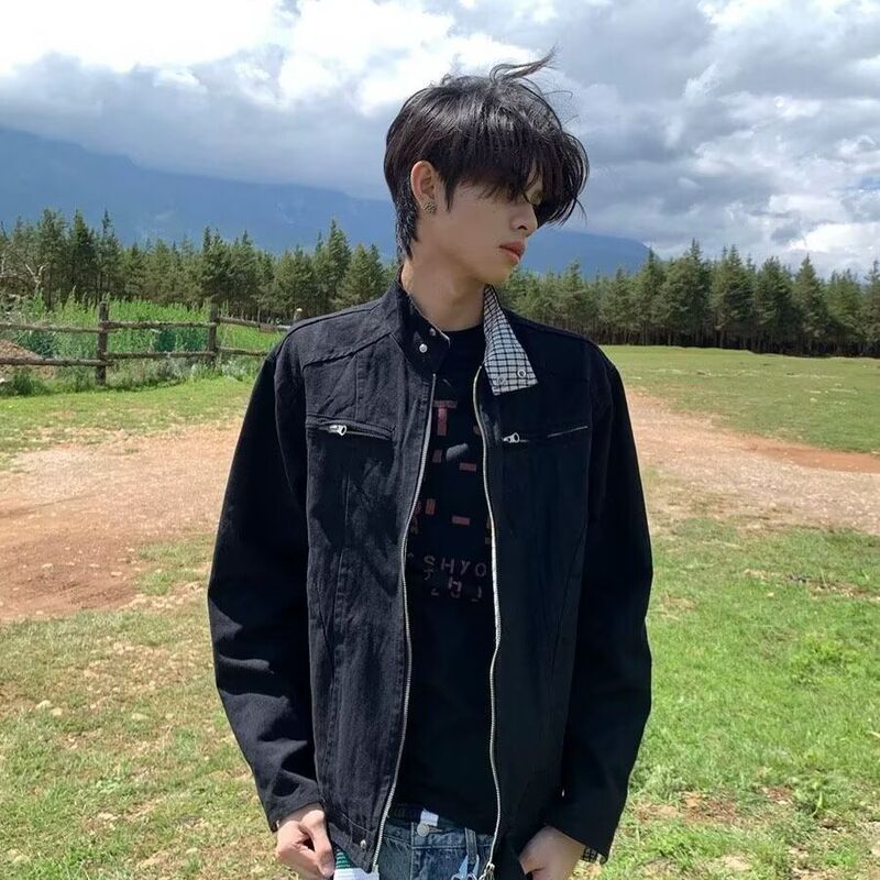 New American-Style High-End Design Versatile Jacket Workwear Fashion Slim-Fit Sports Couple Coat for Spring and Autumn Outerwear