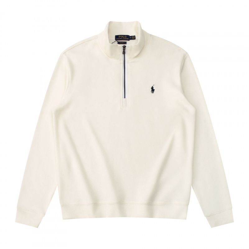 Polo Ralph Lauren Zip Sweater Off White