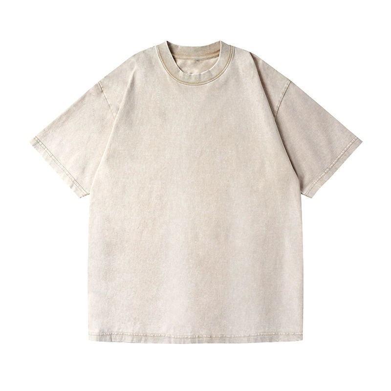 Хлопковая футболка унисекс, свободный крой, принт снежинка, 230 г стиль «washed vintage»