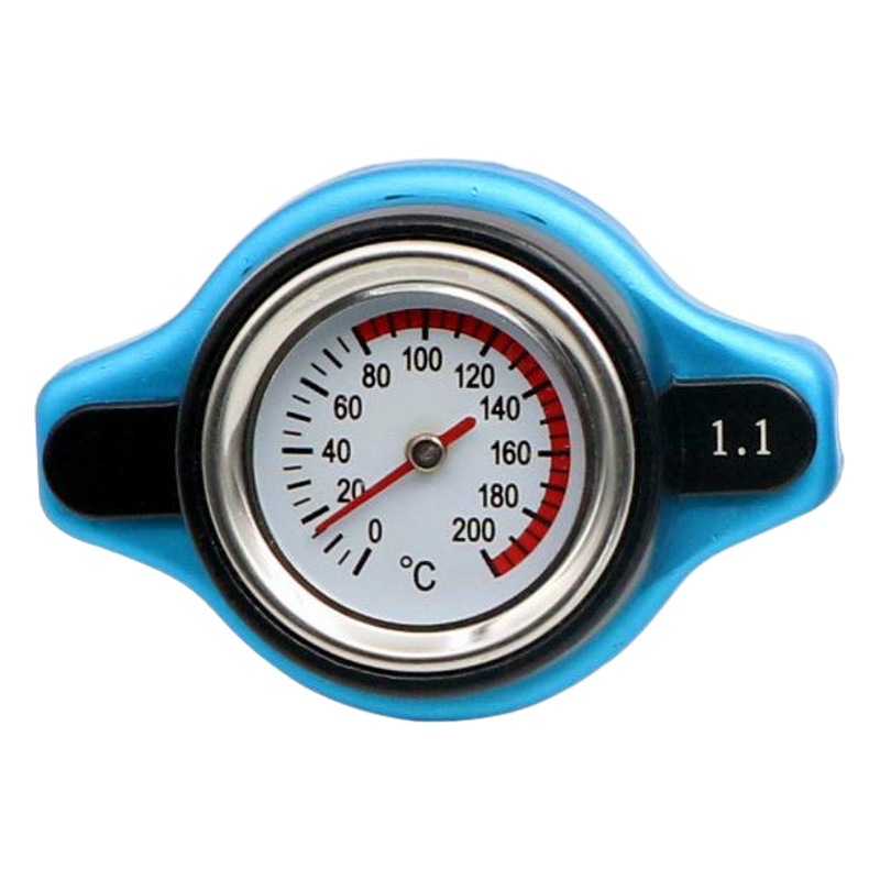 Cubierta del tanque de agua con medidor cubierta de presión de temperatura medible Modificación del automóvil cubierta de presión del tanque de agua universal de múltiples especificaciones suministro transfronterizo