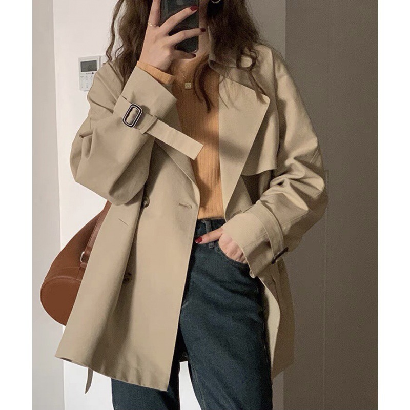 Autumn trench coat
