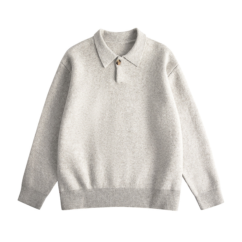 2026秋季新款提花圆领加厚宽松男式腈纶毛线针织衫青少年运动风格，男装针织衫/毛衣，星座614