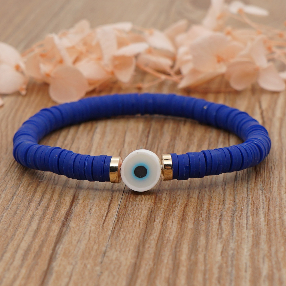 Wholesale Jewelry Geometric Woven Candy Color Eye Beaded Bracelet Nihaojewelry display picture 18