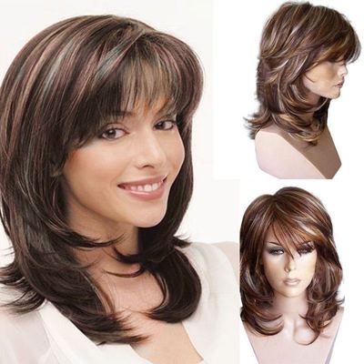 2022 Amazon Independent new pattern Cross border Europe and America Wig lady fashion Curls Wig Headgear goods in stock