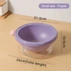 Large transparent purple