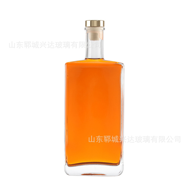 玻璃透明洋酒瓶果酒瓶新款威士忌伏特加经典酒瓶源头工厂可定