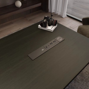 Italian Minimalist Desk Writing Desk Light Luxury High-End Acrylic Designer Home Study Desk Computer Desk