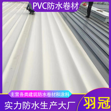 外露阻燃1.5mm聚氯乙烯pvc高分子绝缘防水卷材 耐根穿刺PVC卷材