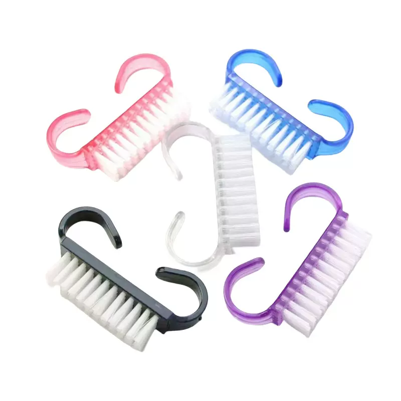 美甲清洁刷塑料指甲刷子小号牛角刷灰尘粉尘刷羊角牛角刷子软毛刷