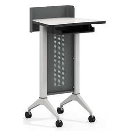 现代活动酒店饭店迎宾司仪发言台钢木可移动教室老师讲台演讲桌