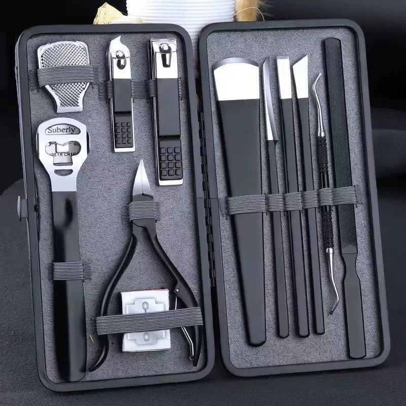 Полный набор специальных инструментов для педикюра, специальный инструмент для техников, триммер для педикюра, три ножа Янчжоу.